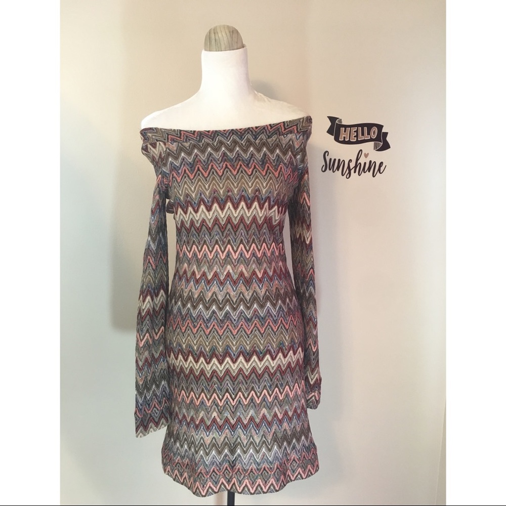 Karlie Chevron Dress
